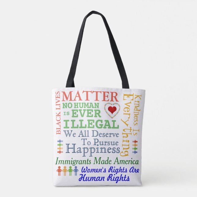 Bolsa Tote O que eu acredito o saco (Verso)