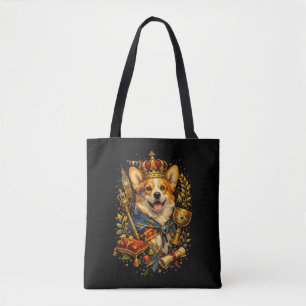 Bolsa Tote O Rei Corgi