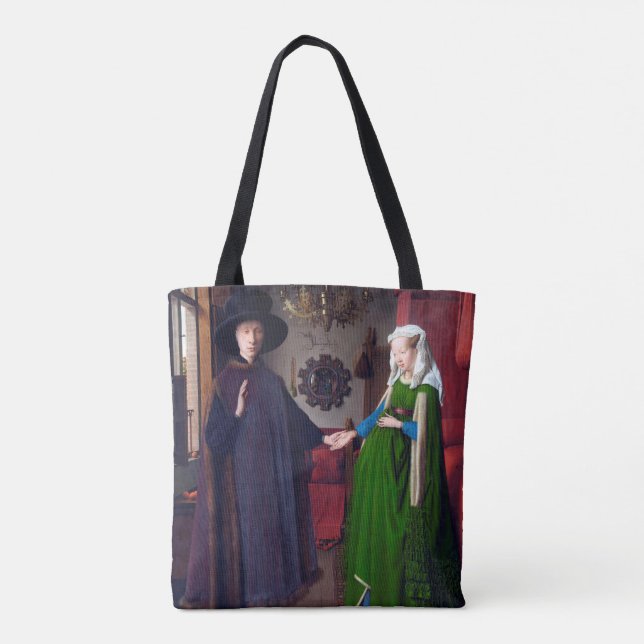 Bolsa Tote O Retrato Arnolfini, Jan van Eyck (Verso)