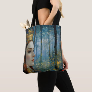 Bolsa Tote O retrato de conto de coração perdido da Rainha