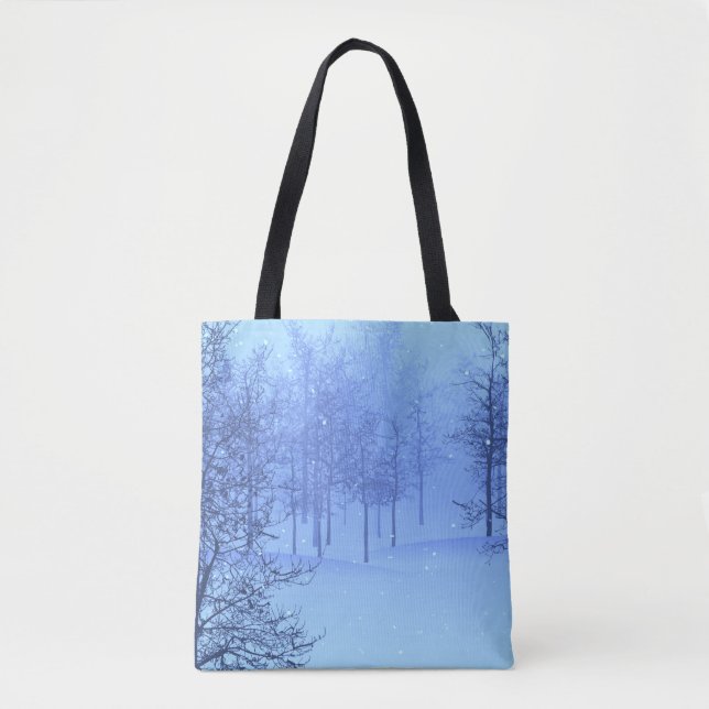 Bolsa Tote O romance de uma floresta mística de inverno em um (Frente)