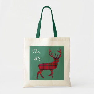 Bolsa Tote O saco do veado do Tartan da independência de 45