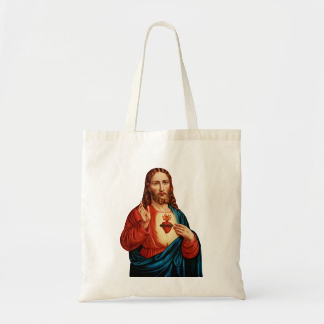 Bolsa Tote O Sagrado Coração de Jesus (Frente)