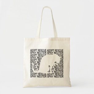 Bolsa Tote O salvamento do gato de Greyfoot adota o