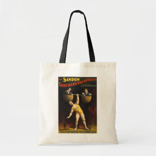 Bolsa Tote O Sandow Eugen Sandow Levantador de Peso Vaudevill