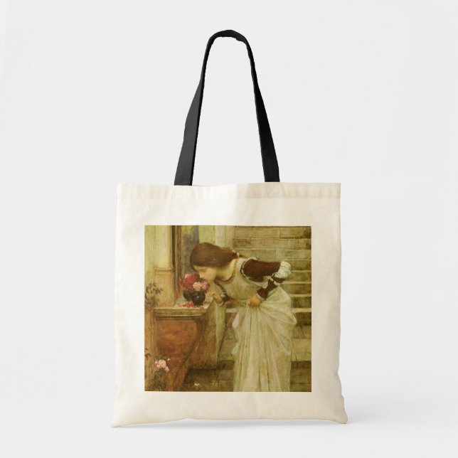 Bolsa Tote O santuário de John William Waterhouse (Frente)