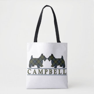 Bolsa Tote O Scottie de Campbell do Scottish persegue a