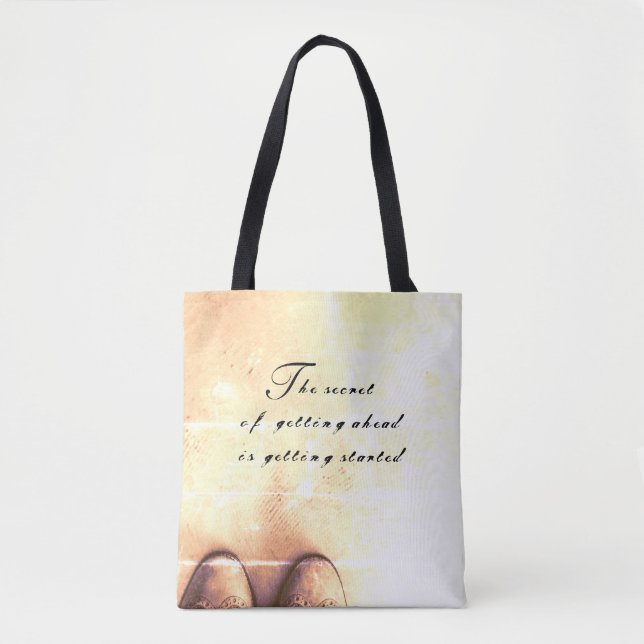 Bolsa Tote O segredo da avançada (Frente)