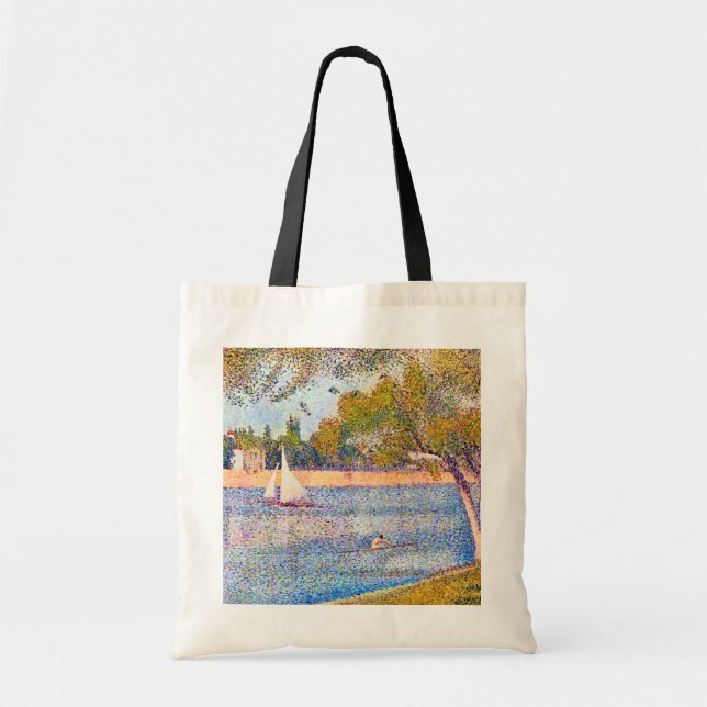 Bolsa Tote O Sena em La Grande Jatte, Seurat (Frente)