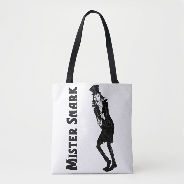 Bolsa Tote O Senhor Escuro Snark| Mister Snark Feather (Frente)