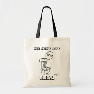 BOLSA TOTE O SENHOR SÓ TEM O SACO REAL