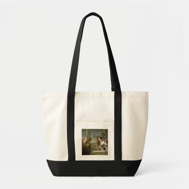 Bolsa Tote O sentido de gosto, c.1744-47 (óleo em canvas) (Frente)