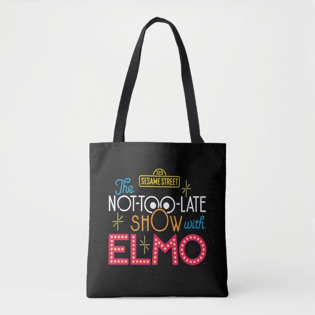 Bolsa Tote O show não muito atrasado com o Elmo (Frente)