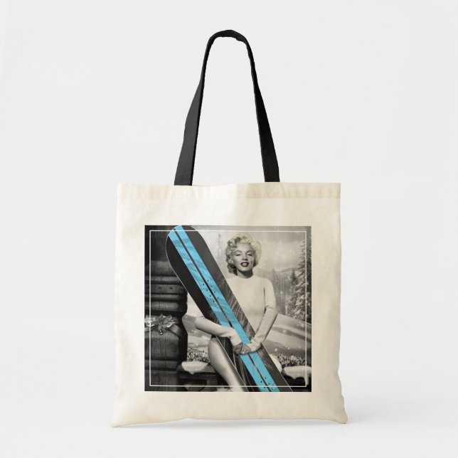Bolsa Tote O Snowboard de Marilyn (Frente)