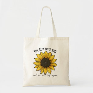 Bolsa Tote O sol nascerá e tentaremos novamente girassóis
