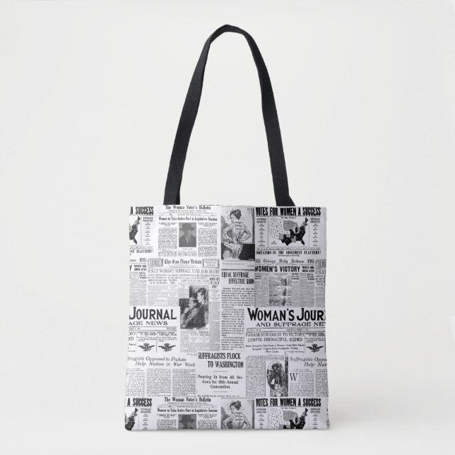 BOLSA TOTE O SUFRÁGIO DAS MULHERES (Frente)