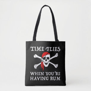 Bolsa Tote O tempo voa quando você está tendo rum