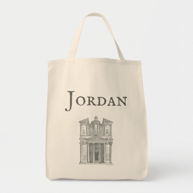 Bolsa Tote O Tesouro, Petra, Jordânia (Frente)