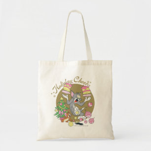 Bolsa Tote O Tom e o Jerry Holiday Animam-se