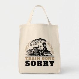Bolsa Tote O trem sumiu, desculpe