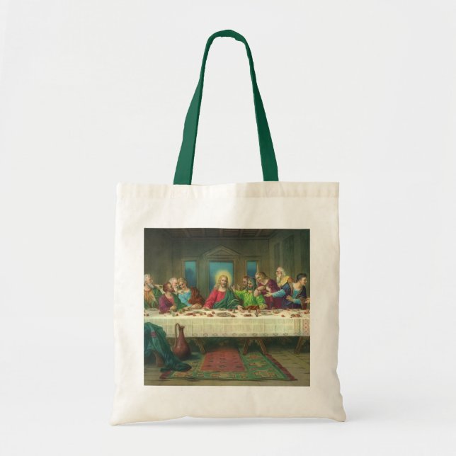 Bolsa Tote O último jantar originalmente de Leonardo da Vinci (Frente)