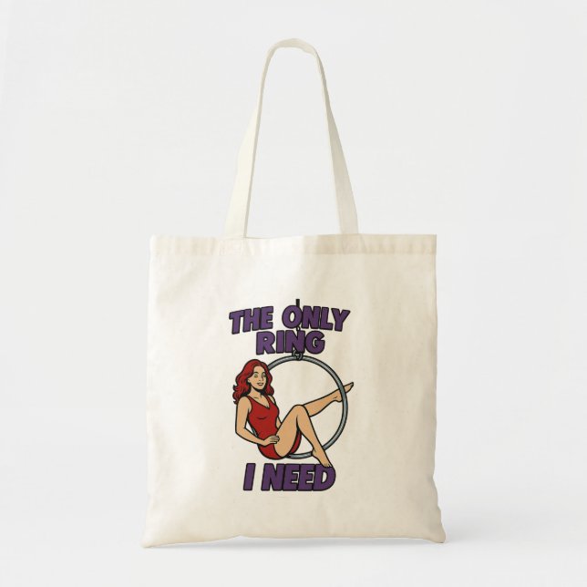 Bolsa Tote O único anel que preciso de Lyra aérea (Frente)