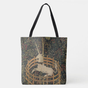 Bolsa Tote O Unicórnio em cativeiro, a Tapeçaria Medieval