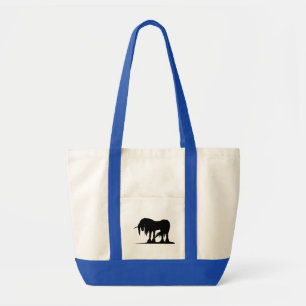 Bolsa Tote O Unicórnio Negro