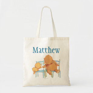 Bolsa Tote O urso de Brown grande ajuda pouco urso amarelo