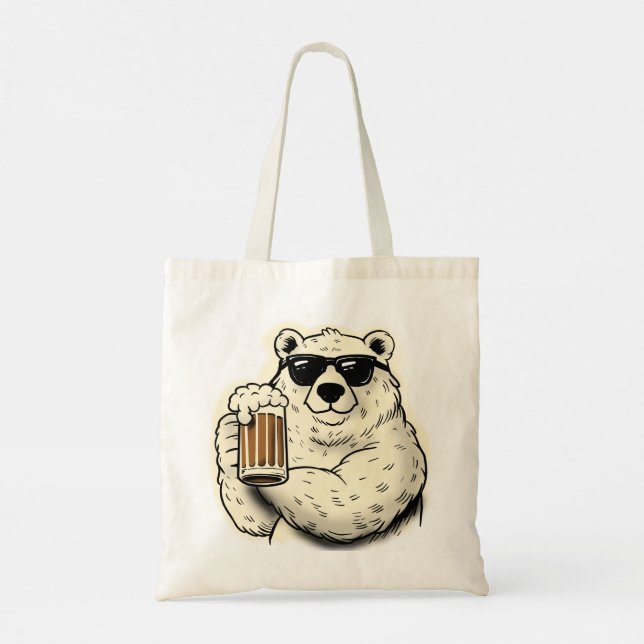 Bolsa Tote O Urso Polar Relax  (Verso)