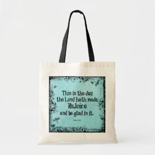 Bolsa Tote O verso da bíblia isto é o dia onde o hath do