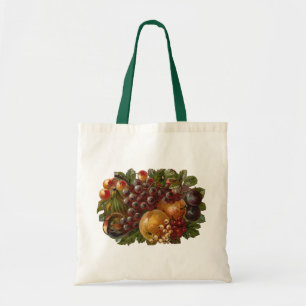 Bolsa Tote O vintage frutifica saco da colheita da acção de