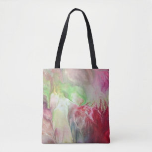 Bolsa Tote O vintage original da pintura do fluxo da arte