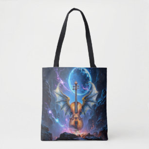 Bolsa Tote O Violino Alado dos Reinos Enluarados