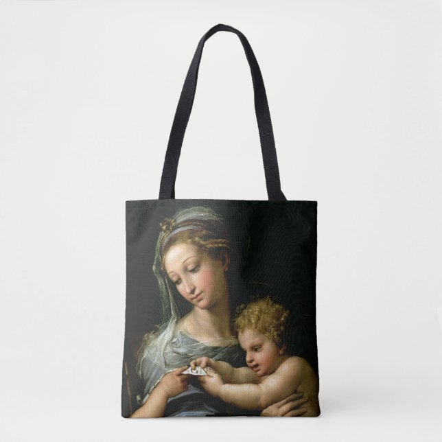 Bolsa Tote O Virgin do rosa, c.1518 (Frente)