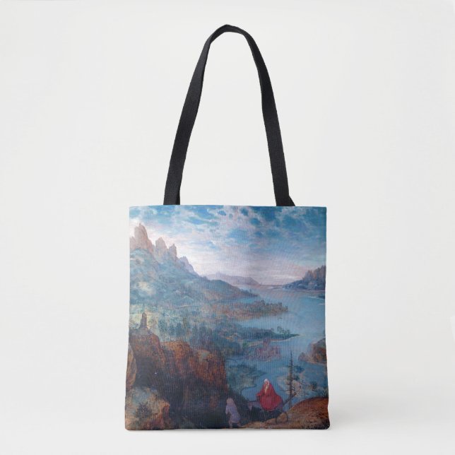 Bolsa Tote O voo para o Egito, Pieter Bruegel (Frente)