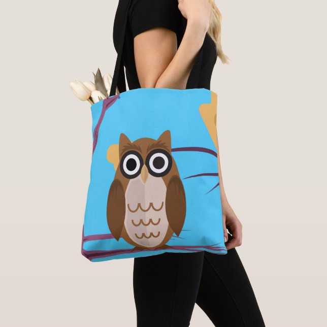 Bolsa Tote O Wise Owl (Close Up)