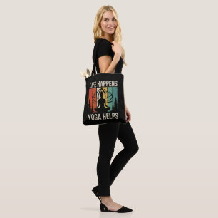 Bolsa Tote O Yoga Ajuda na Vida