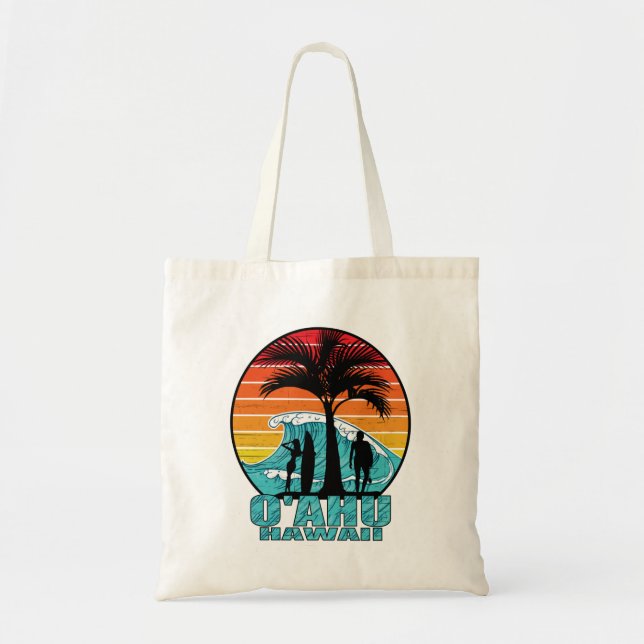 Bolsa Tote Oahu Havaí Surf (Frente)