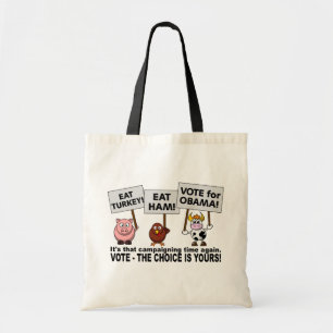 Bolsa Tote Obama Vote bag - escolha o estilo