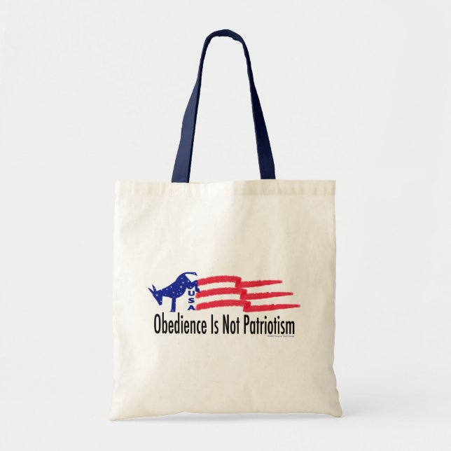 Bolsa Tote Obediência Patriotismo (Frente)