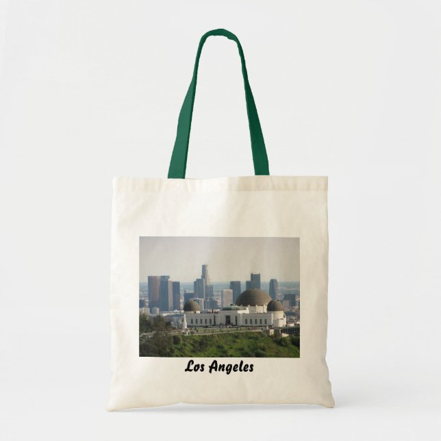 Bolsa Tote Obervatório de Griffith e centro Los Angeles (Frente)