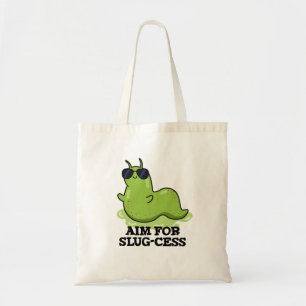 Bolsa Tote Objetivo Para Canhotos De Slug-cess Cute Positivo