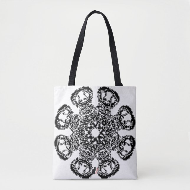 Bolsa Tote Objeto de arte Octa Glyph (Frente)