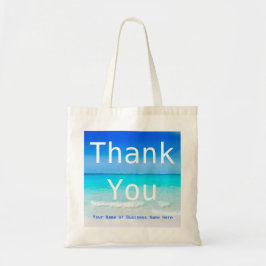Bolsa Tote Obrigado Cliente Gift Beach Summer Tote Bag
