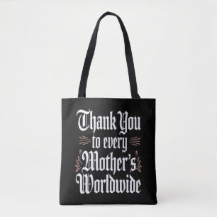 Bolsa Tote Obrigado, mãe.