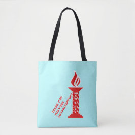 Bolsa Tote Obrigado, mãe e Pai, pelo seu amável apoio