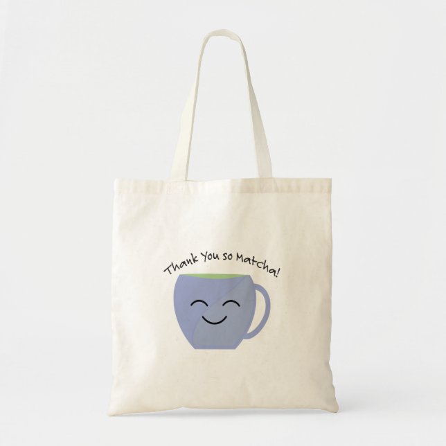 Bolsa Tote Obrigado, Matcha (Frente)