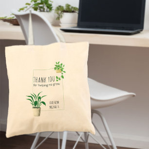 Bolsa Tote Obrigado por me ajudar a cultivar plantas