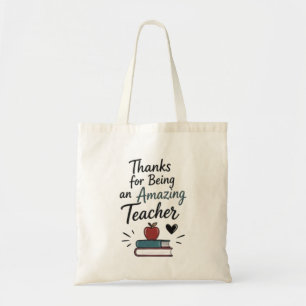 Bolsa Tote Obrigado por Ser um Professor Incrível